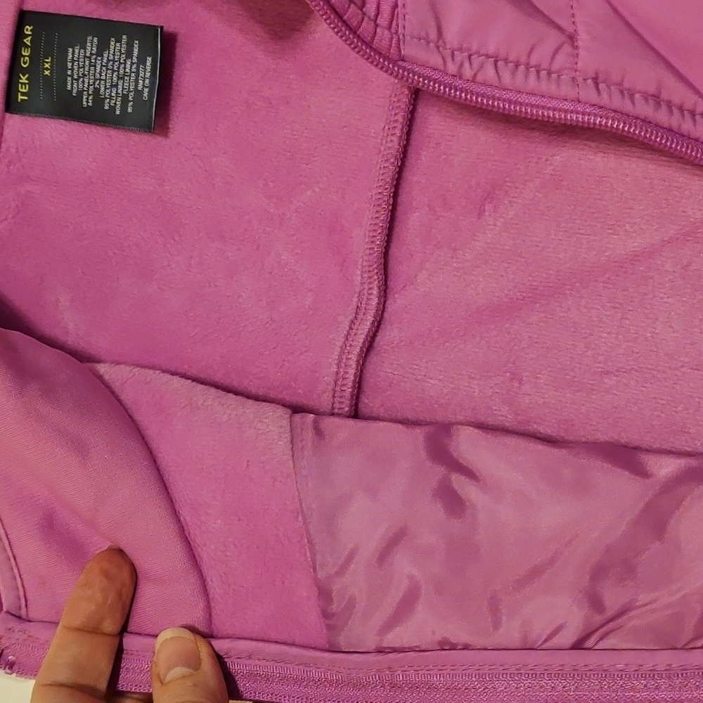 Tek Gear Women's Pink Lilac Quilted Vest NWT - Picture 6 of 12